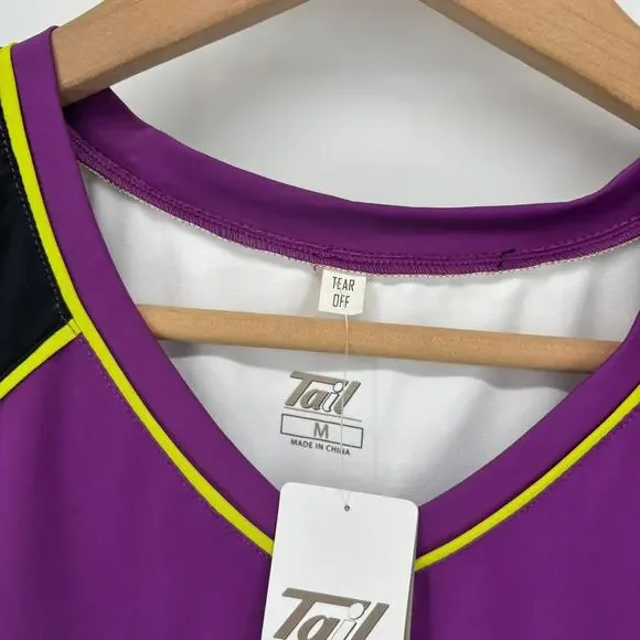 Tail Sleeveless Top V Neck Tank M Tennis Pickleball Golf Activewear NEW MnrDfct - Picture 2 of 6